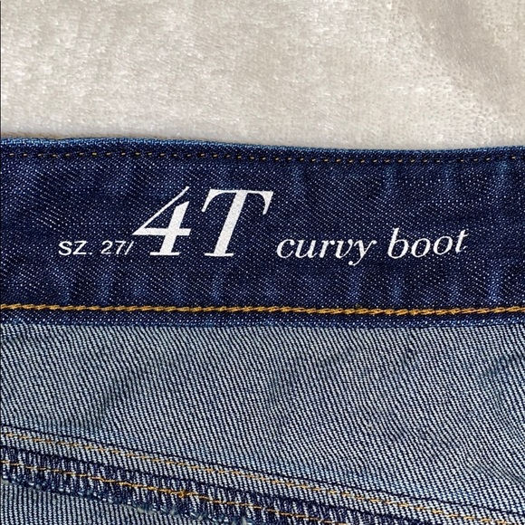 Ann Taylor LOFT Denim Curvy Boot Jean sz 27 / 4T - Picture 6 of 11
